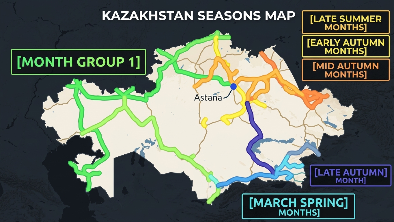 哈薩克季節分區