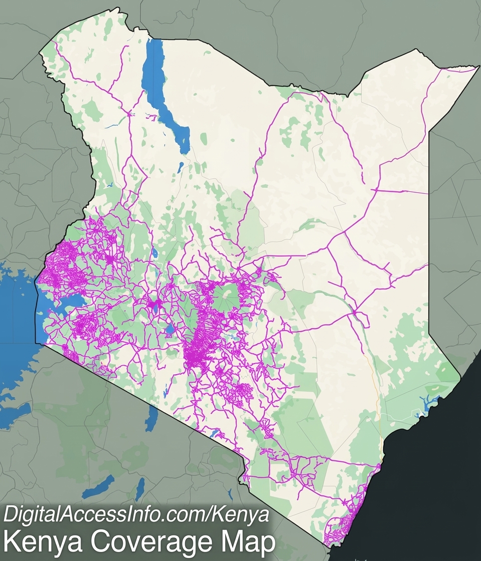 主要道路覆蓋範圍