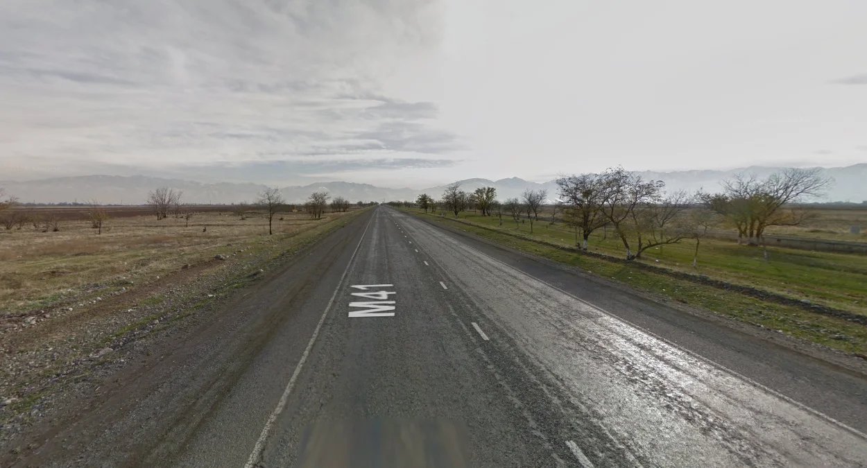 南部的天山山脈與平坦地貌