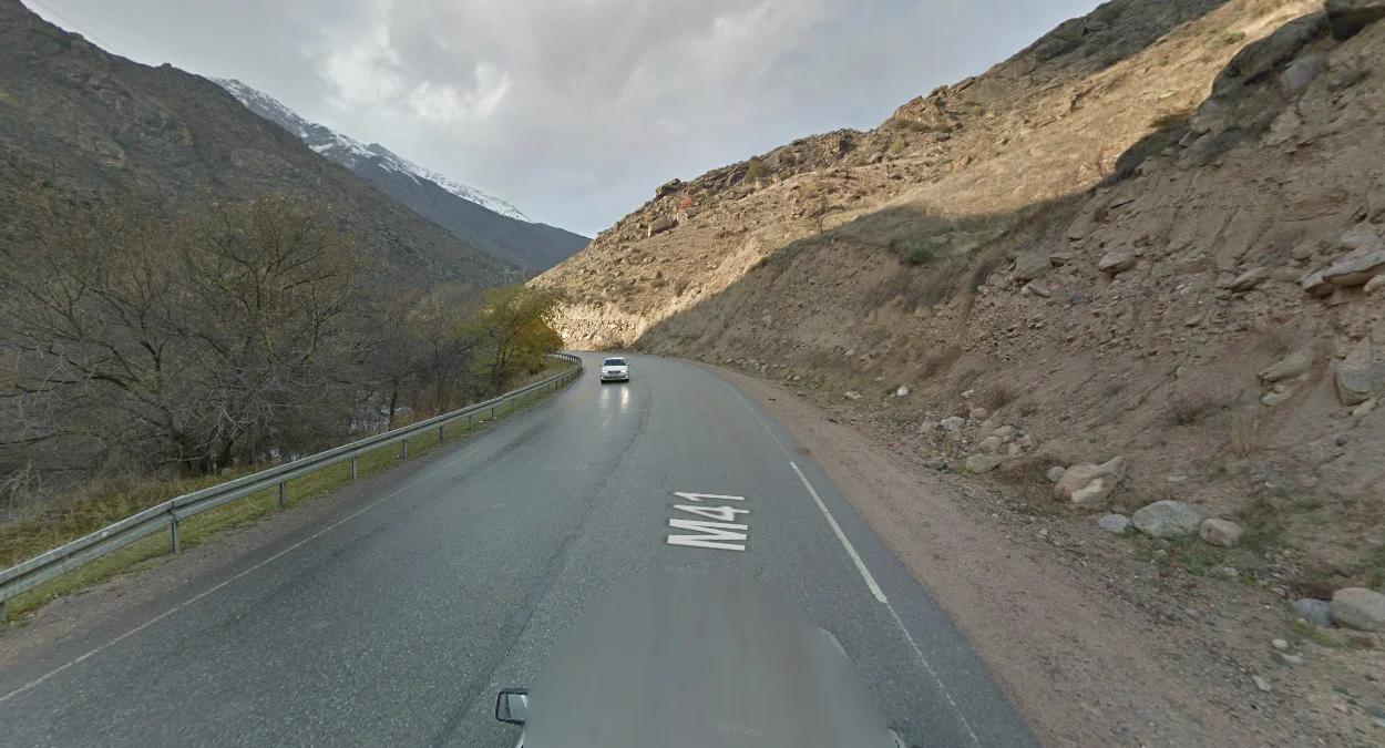 多雲山區：岩石懸崖與雲杉林