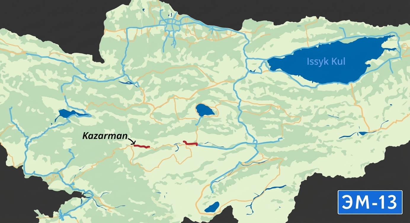 EM-13公路：小型碎石路段