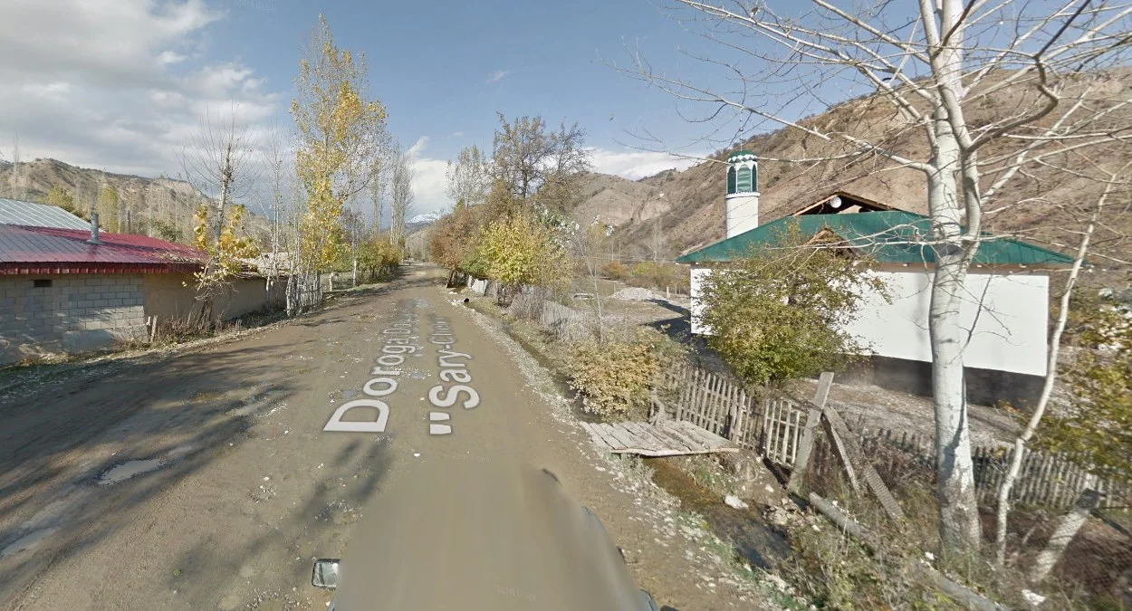 植被茂盛、建築密集的山谷