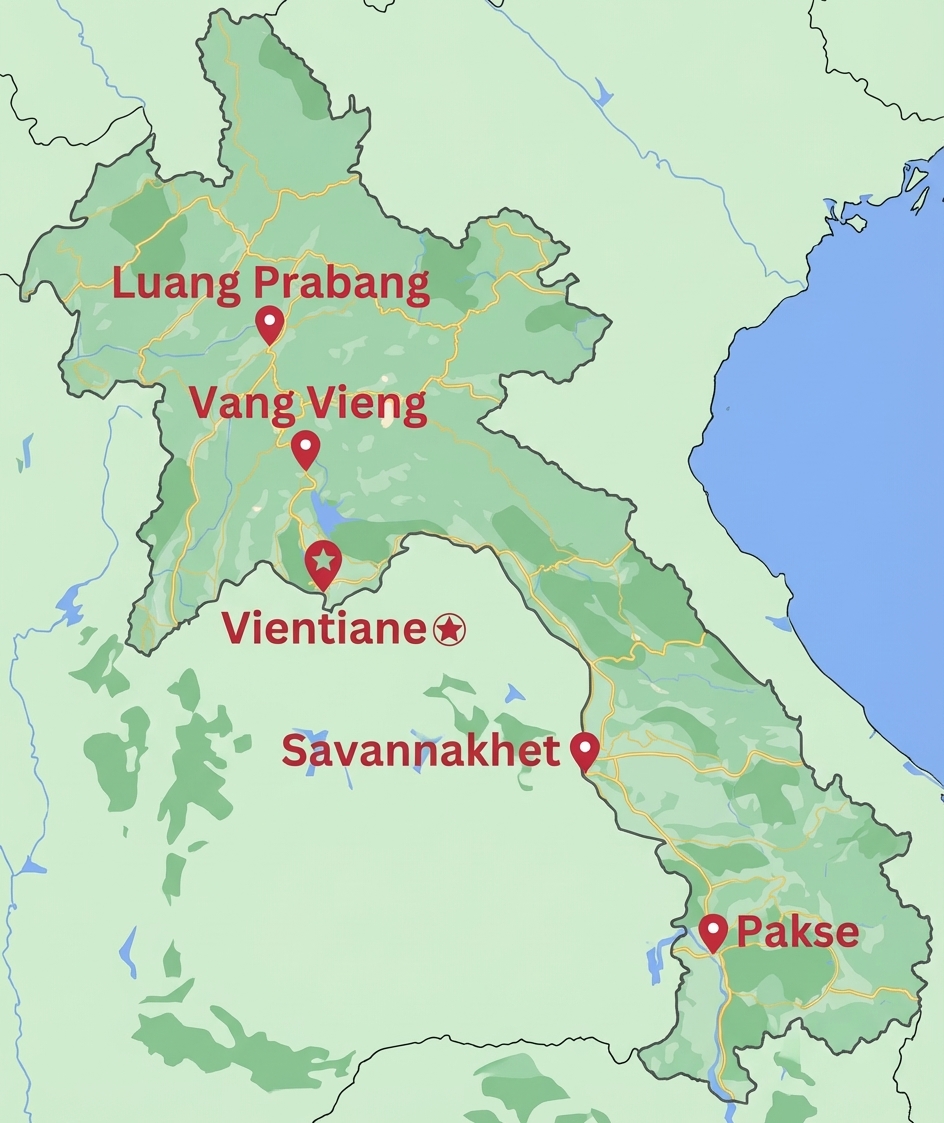 寮國街景覆蓋範圍有限