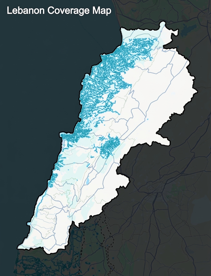 街景覆蓋區域概覽