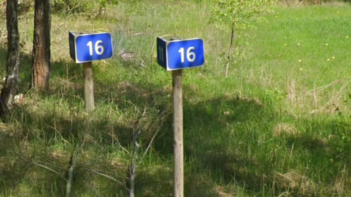 45度角公里標誌