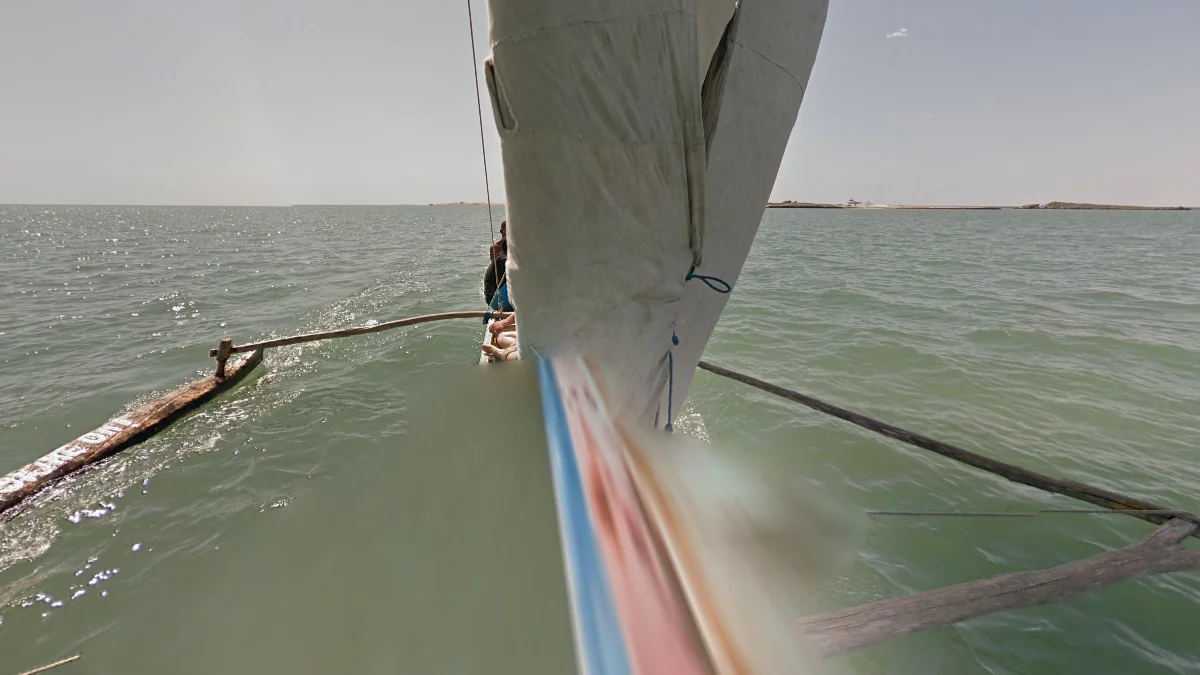 船隻徒步車街景