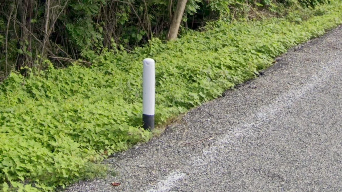 墨西哥獨特的圓柱形路樁