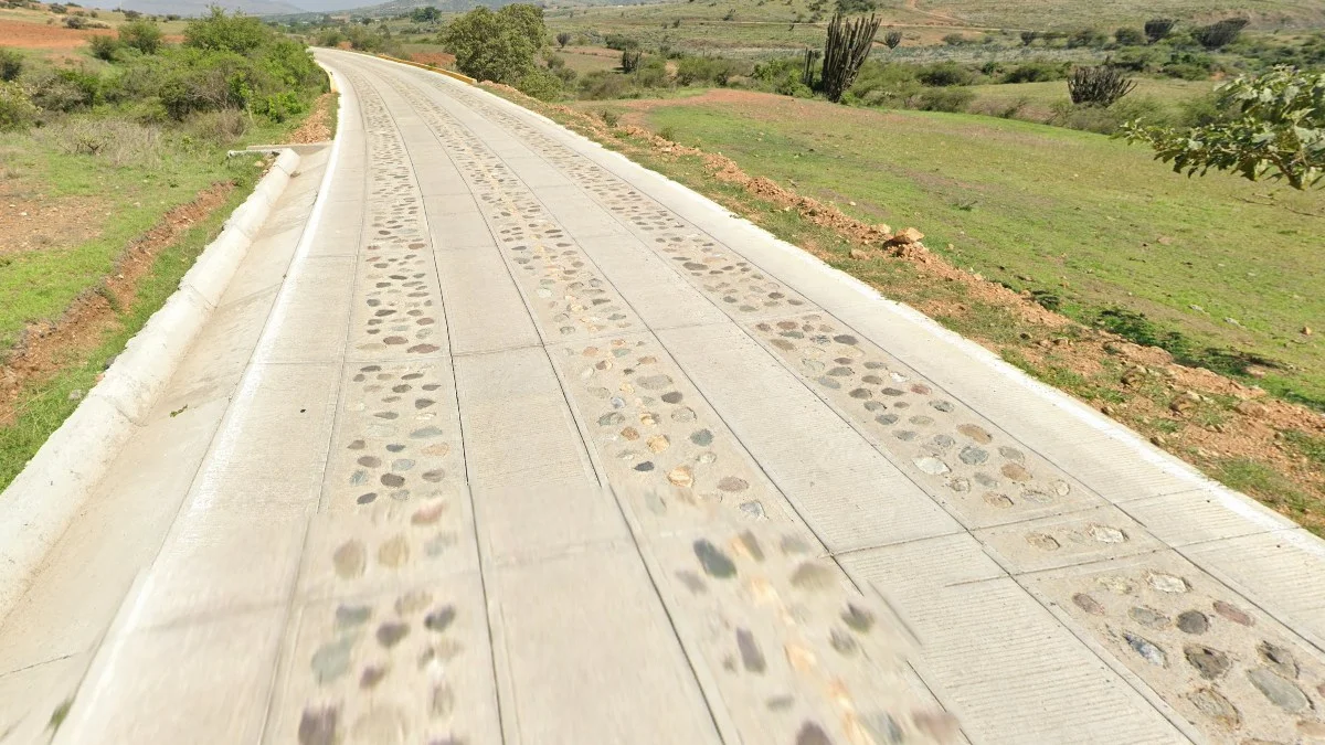 瓦哈卡州三線鵝卵石路面