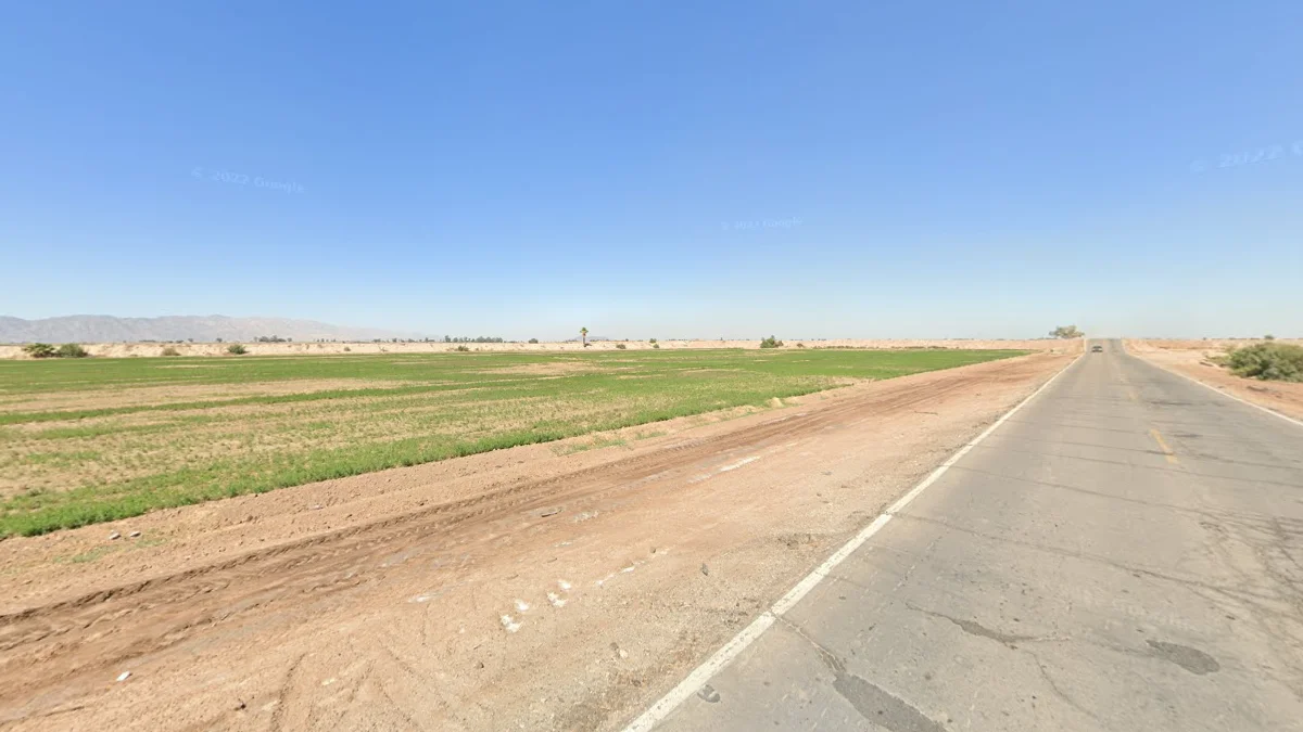 墨西卡利周邊的平坦農田