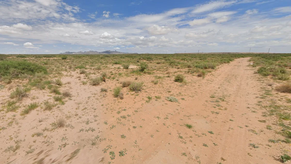 華雷斯城郊區的橙色土壤