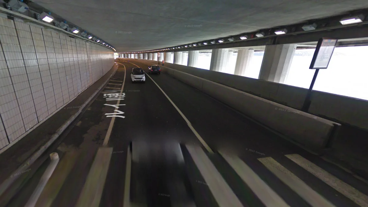 摩納哥隧道內的街景覆蓋