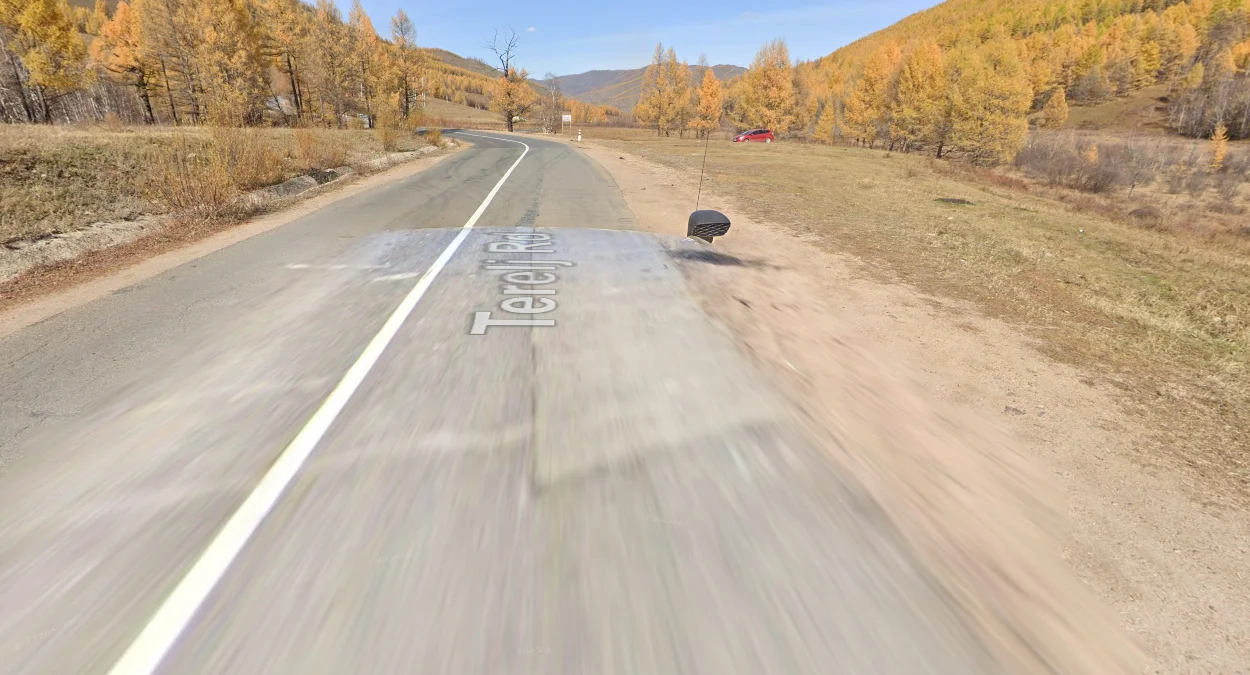 蒙古街景車：帶帳篷的皮卡