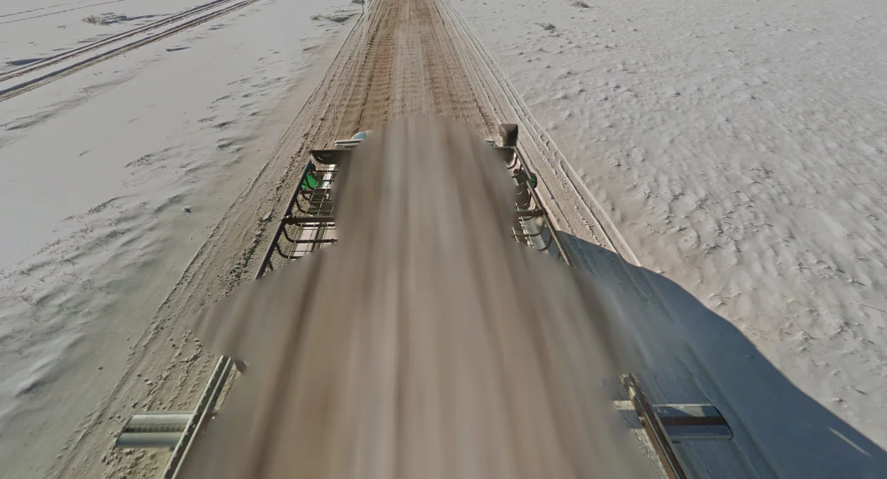 烏蘭巴托附近：車頂籠架