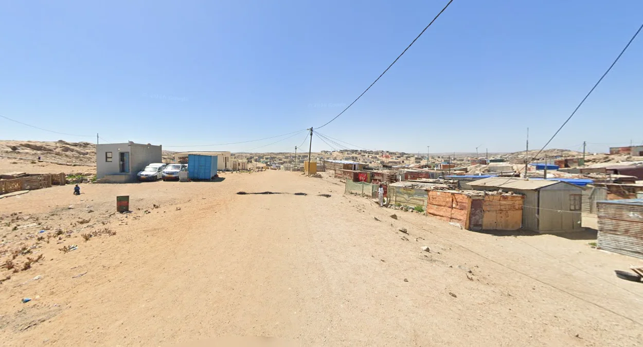 呂德里茨淺色岩石山坡