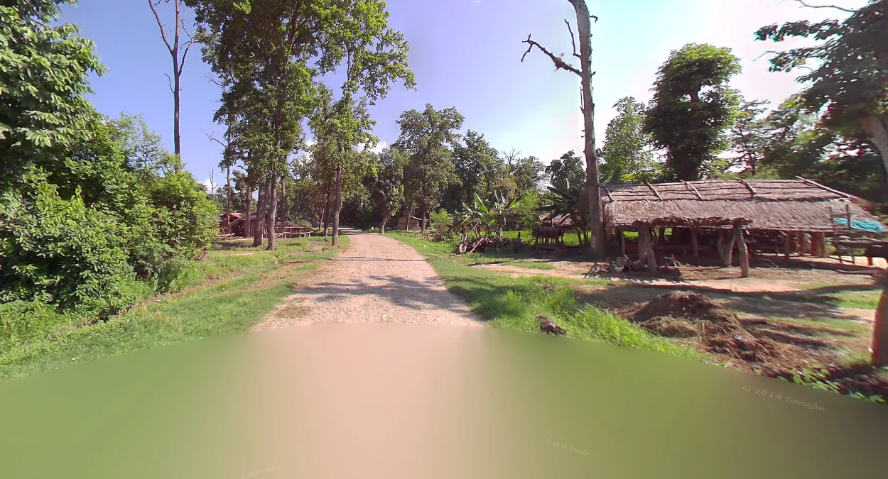 尼泊爾街景低品質相機