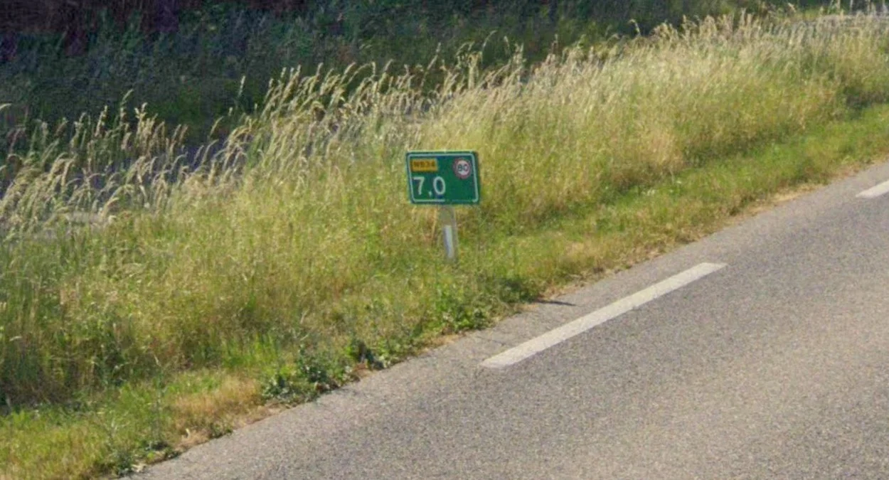 荷蘭綠色道路標記與編號