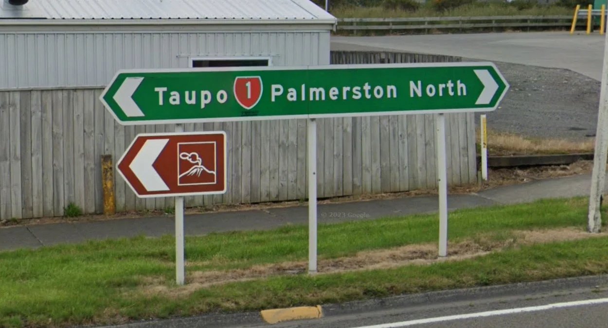 紐西蘭綠色方向標誌