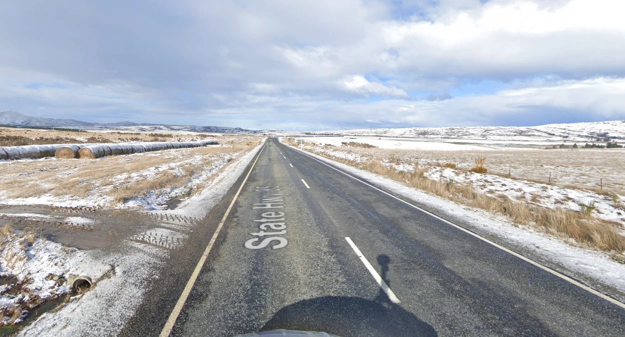 奧塔哥85號國道輕微積雪