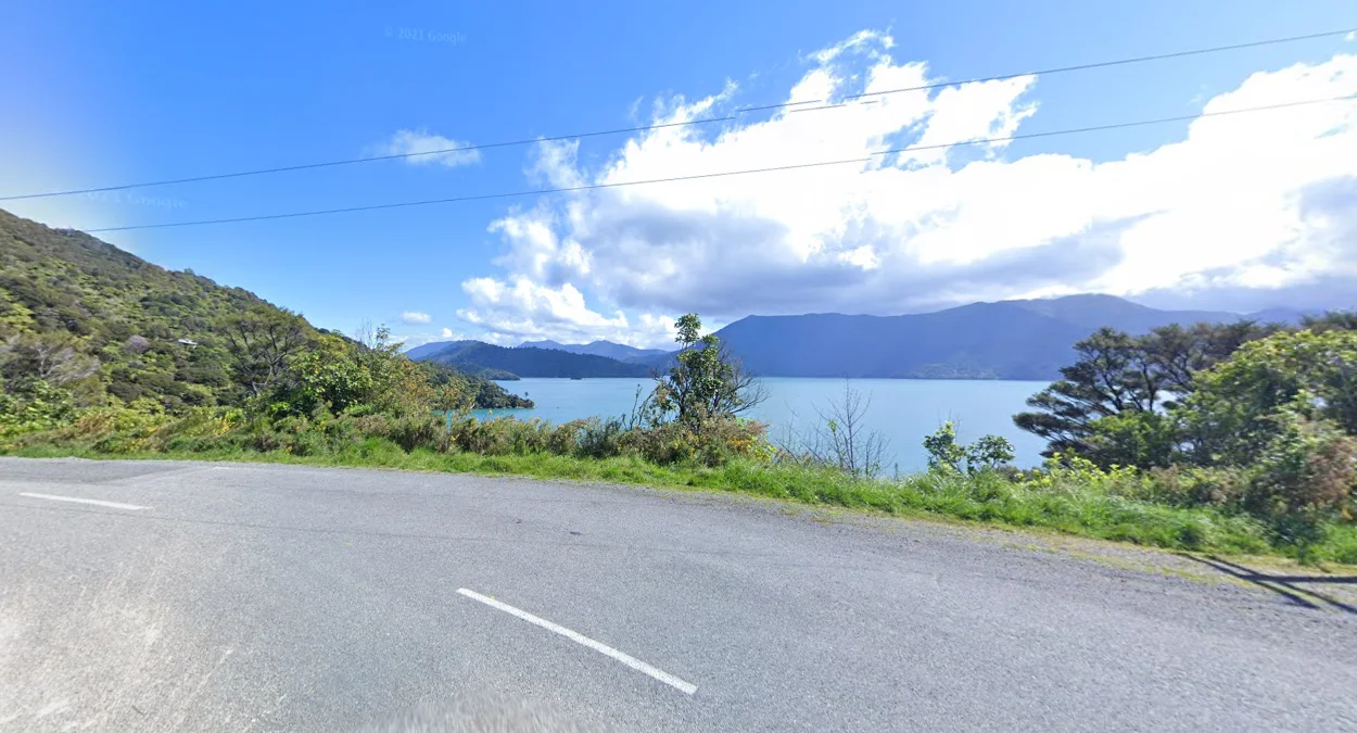 馬爾堡峽灣森林山脈入水