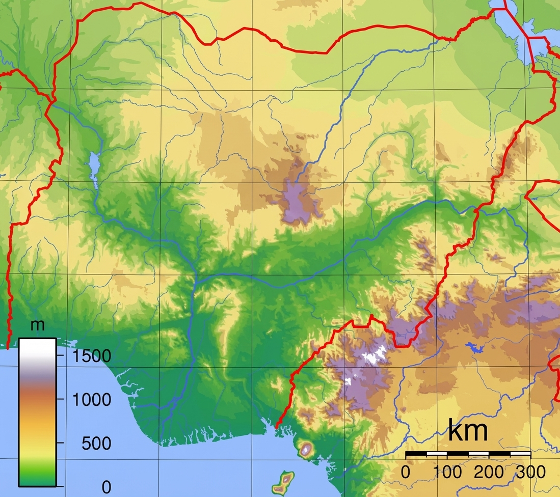 奈及利亞地形與氣候