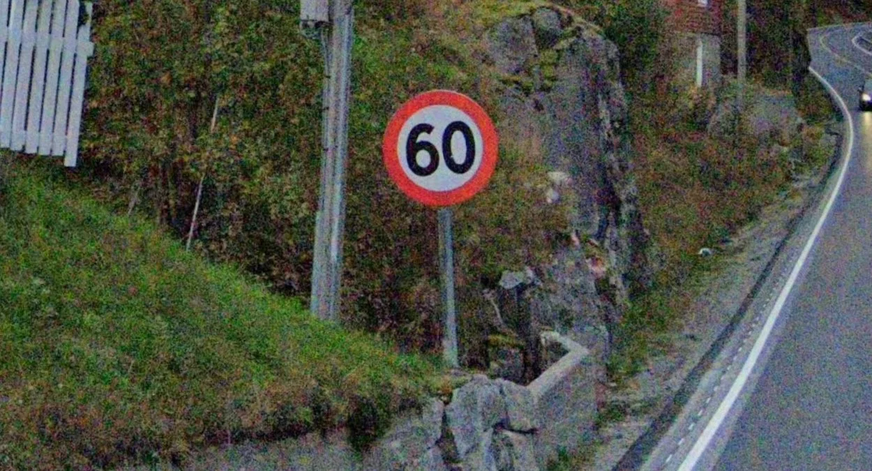 紅框白底交通標誌