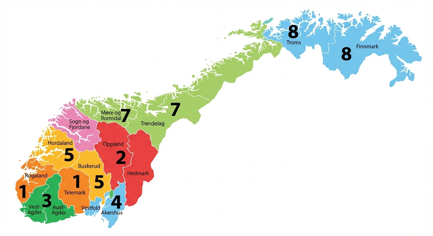 挪威道路編號與地理特徵