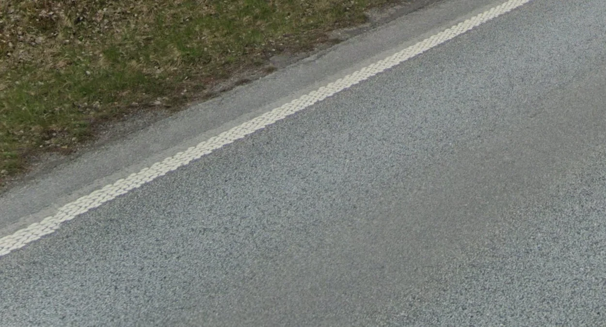 點狀油漆道路線