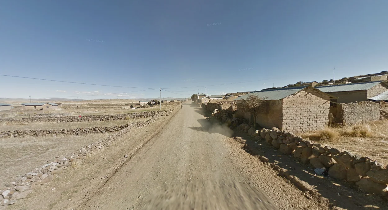 的的喀喀湖以南景觀