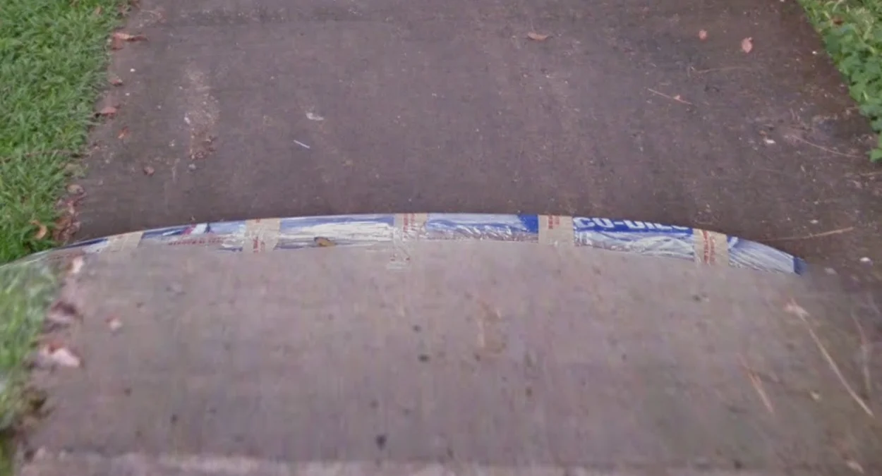 保和島西北部膠帶街景車