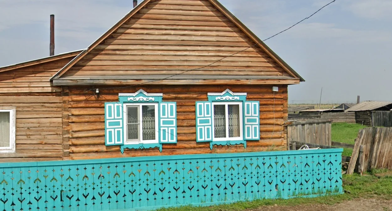 傳統房屋華麗窗框