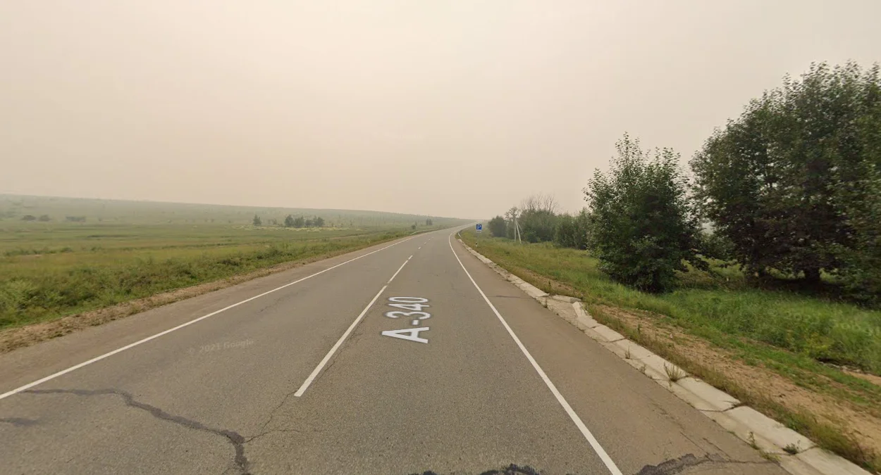 布里亞特森林火災薄霧