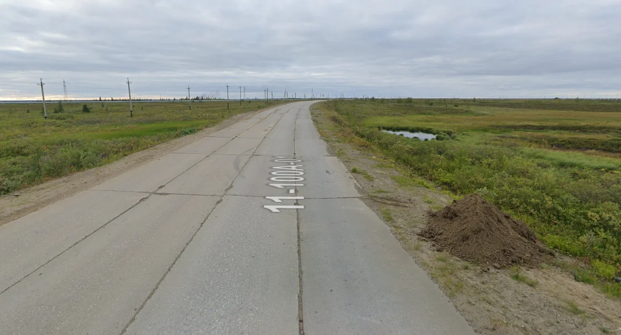 北部混凝土塊道路