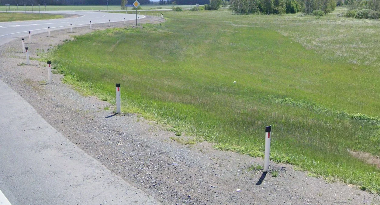 交叉路口大量護柱