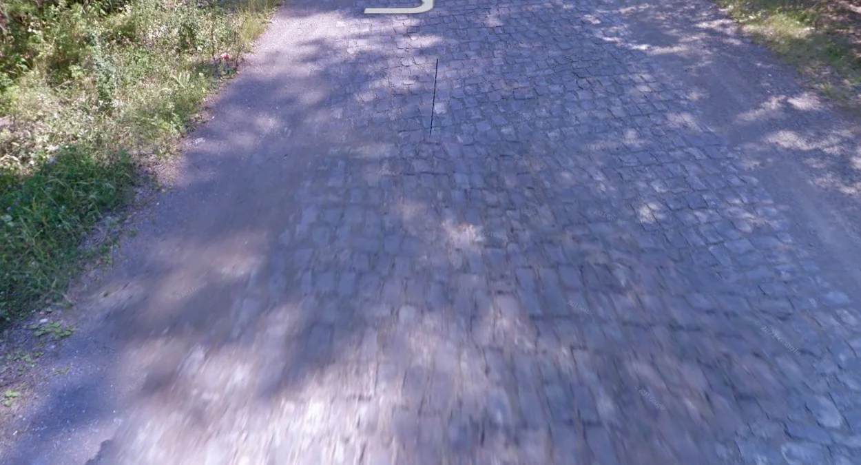 常見鵝卵石路面