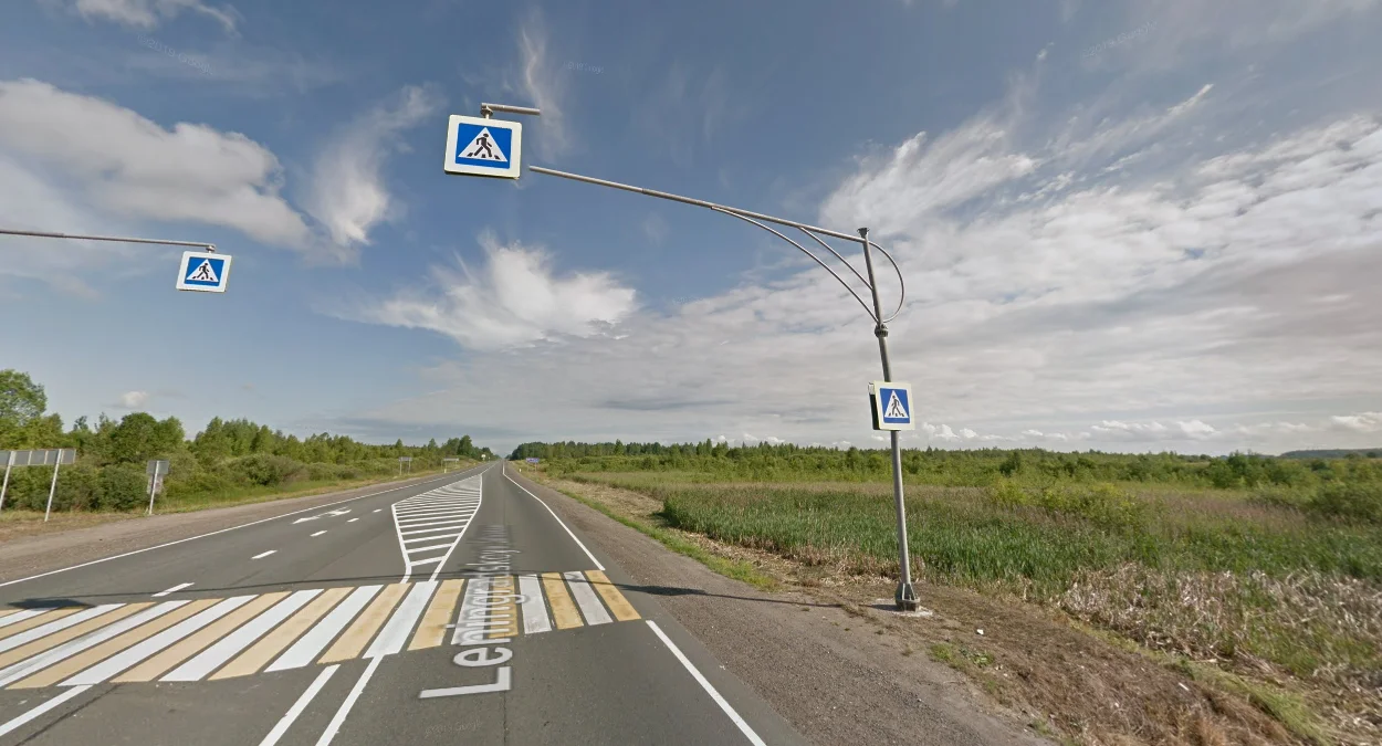 普斯科夫州行人標誌支架