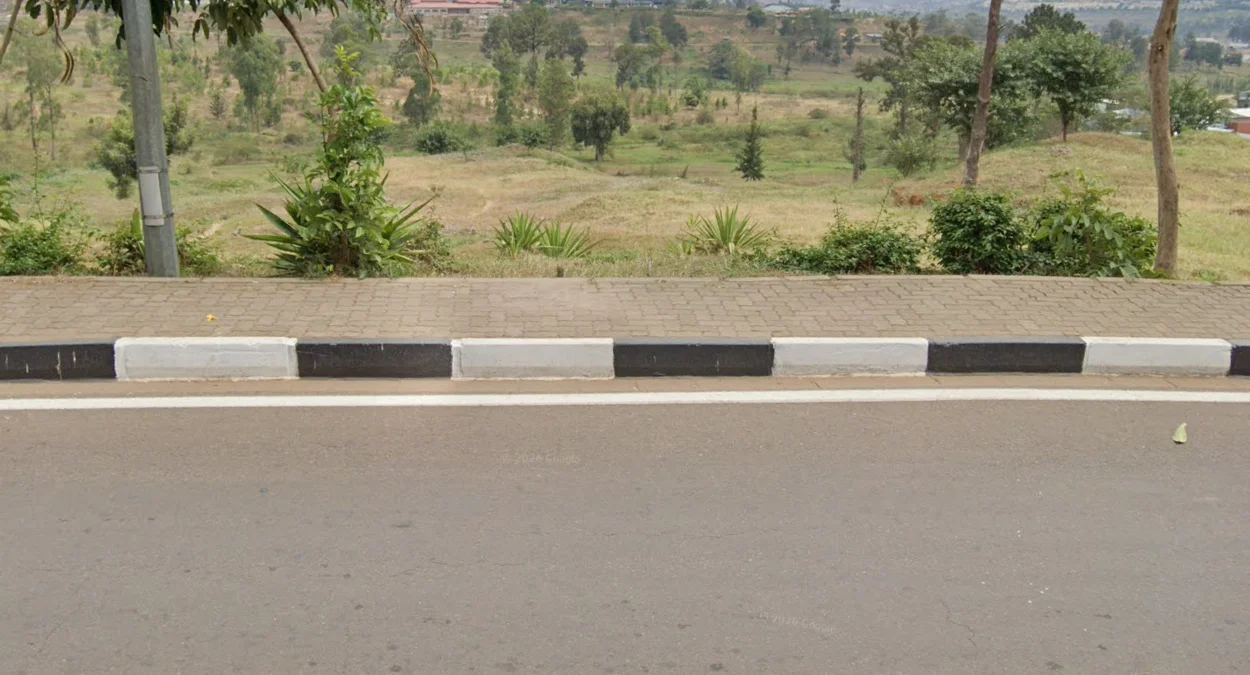 黑白條紋路緣石