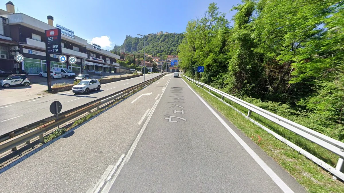 唯一分隔道路：聖馬利諾高速公路