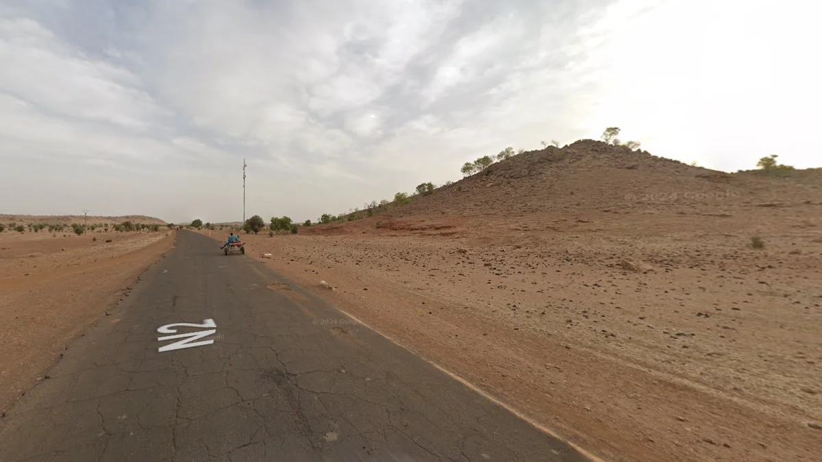 巴克爾周圍乾燥小山