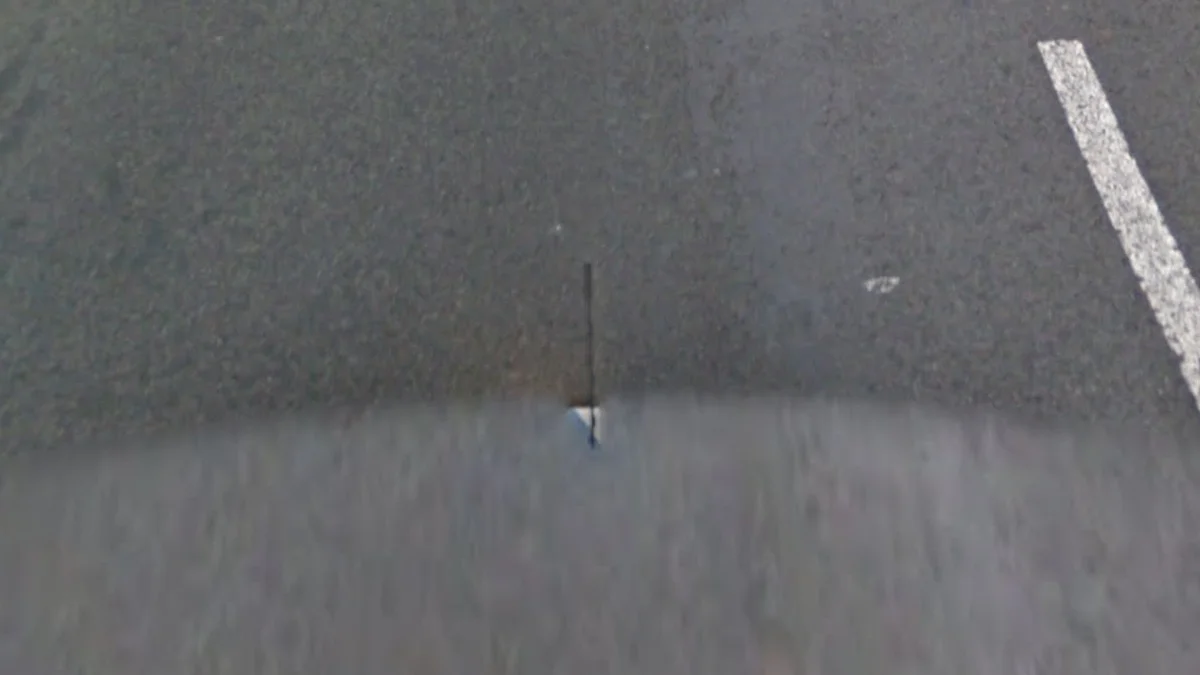 白色街景車短天線