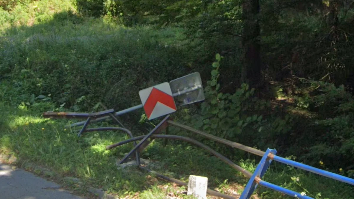 紅白箭頭V形標誌