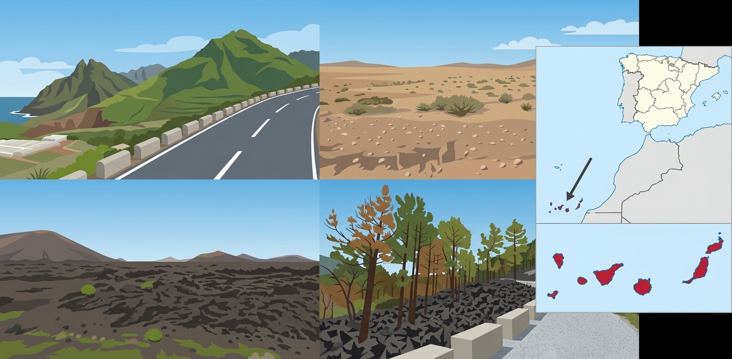 加那利群島的極端多樣地貌