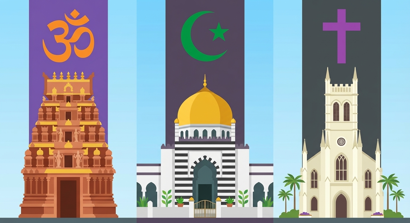 其他宗教分佈模式