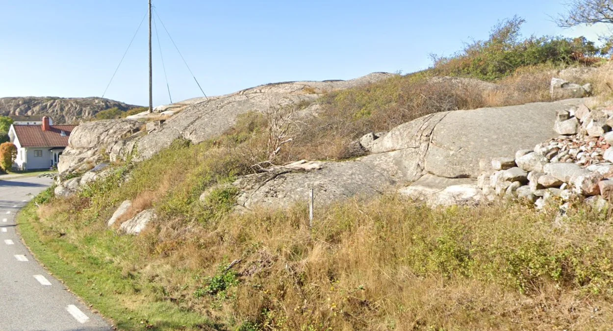 西海岸裸露的圓形岩石