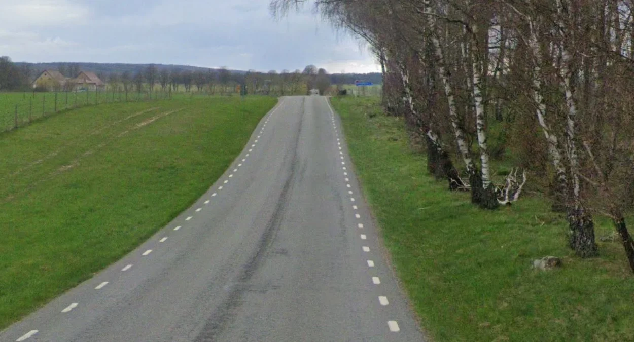 全白色的道路標線