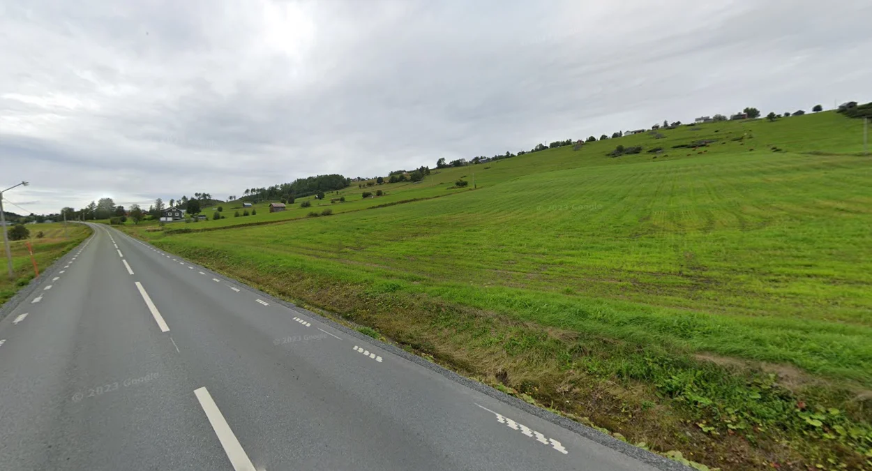 耶姆特蘭山丘上的大片農田