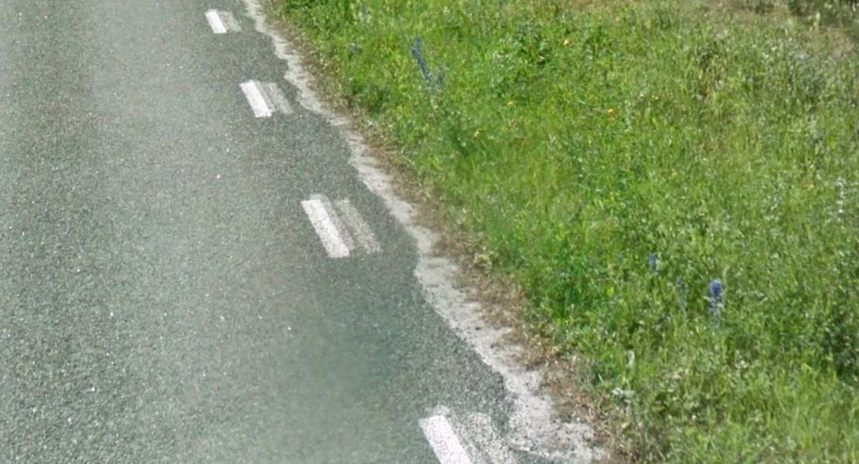 哥特蘭島路邊的白沙