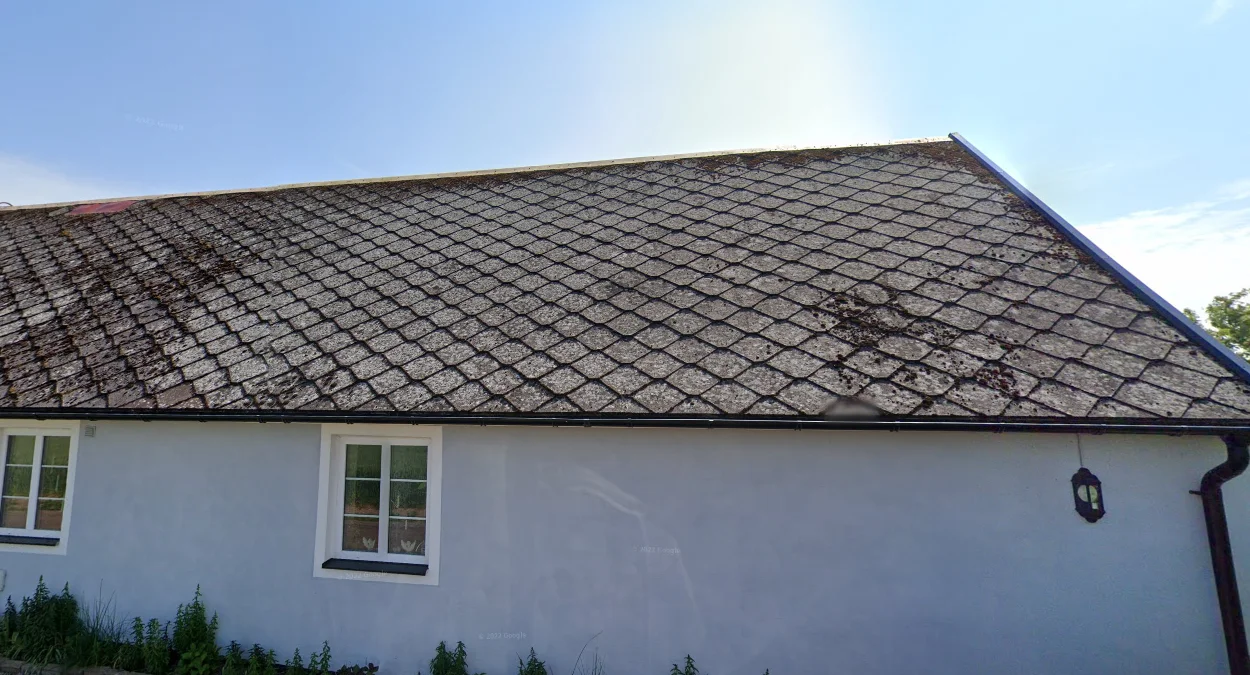 南部常見的灰色菱形瓦屋頂