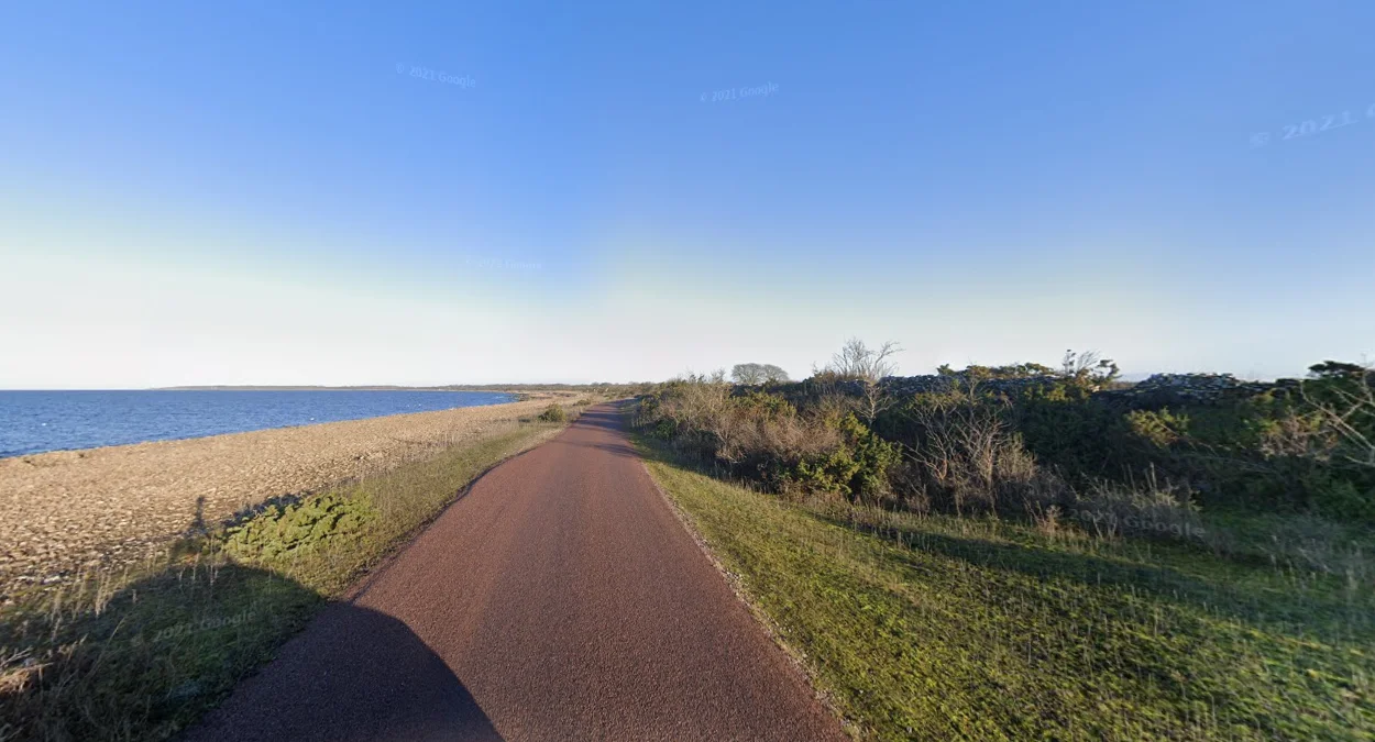 厄蘭島西北的岩石海灘