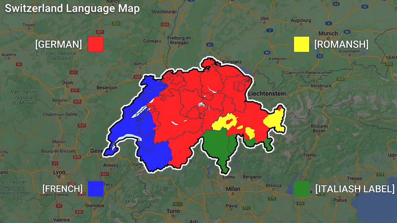 四種官方語言與行政區劃