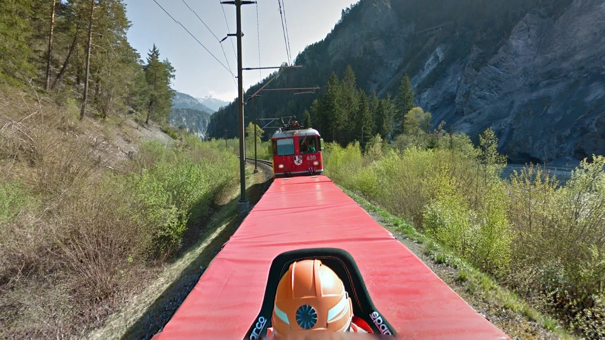 格勞賓登火車街景